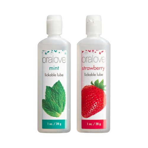 Oralove Strawberry Mint Lubricant Duo