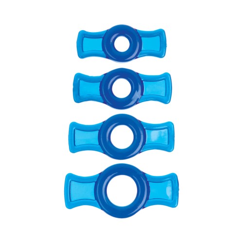 TitanMen Cock Ring Set Blue