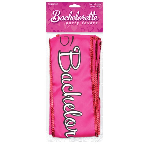 Bachelorette Party Sash Pink