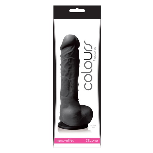 Dildo Negro 5 Pulgadas con Base de Succión