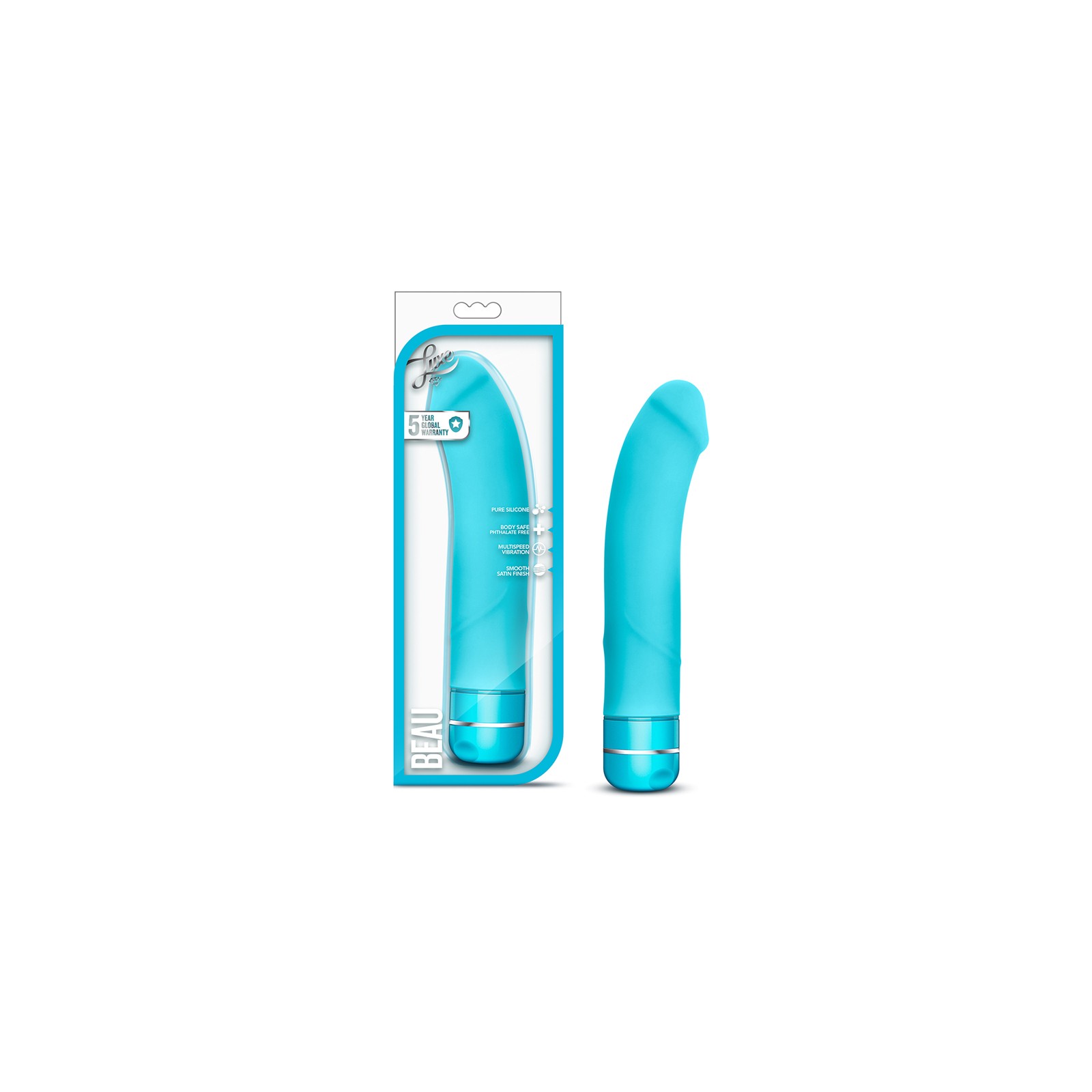 Luxe Beau G-Spot Vibrator Blue