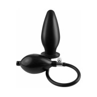 Plug Inflable de Silicona Negro Pipedream