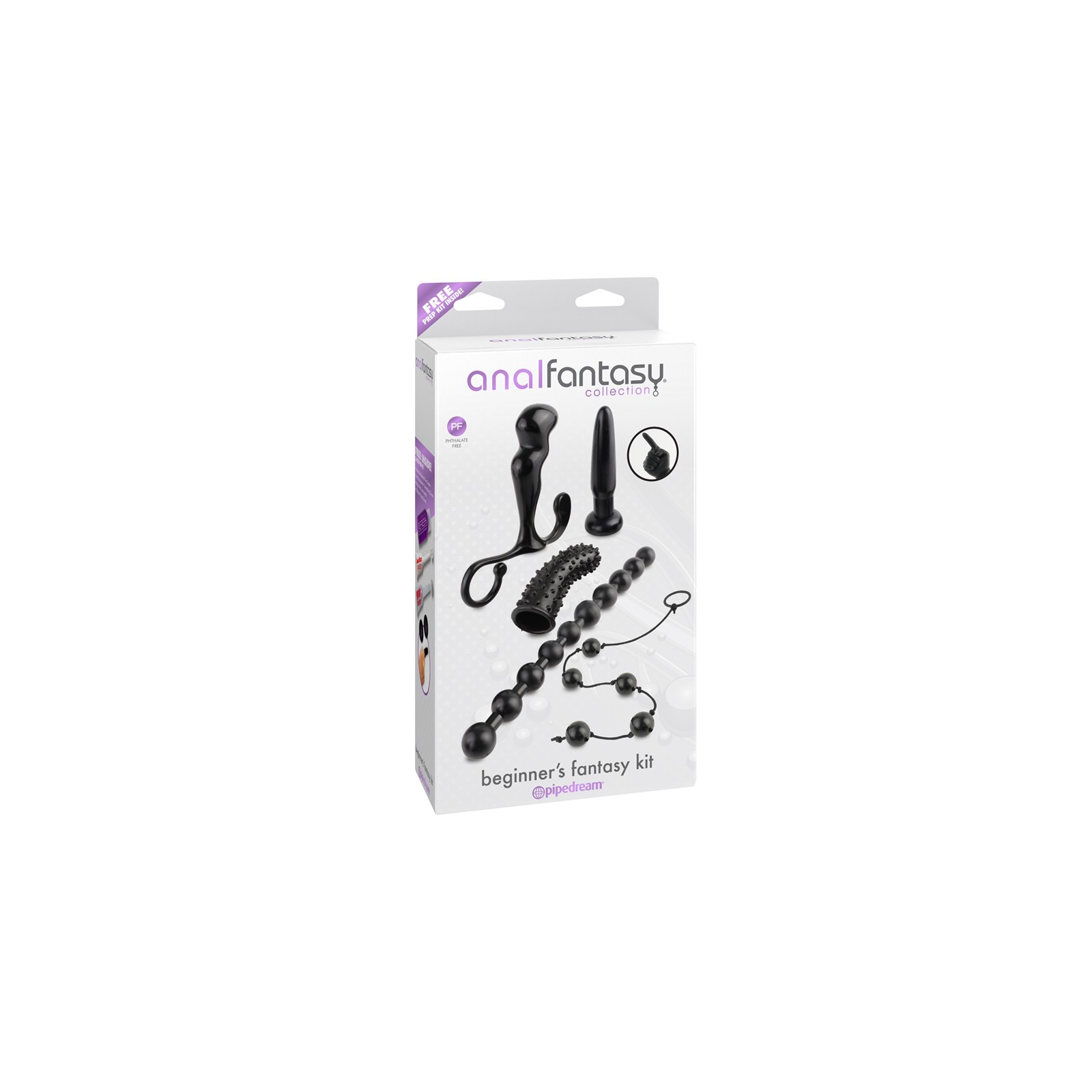 Pipedream Anal Fantasy Collection 5-Piece Beginner's Kit Black