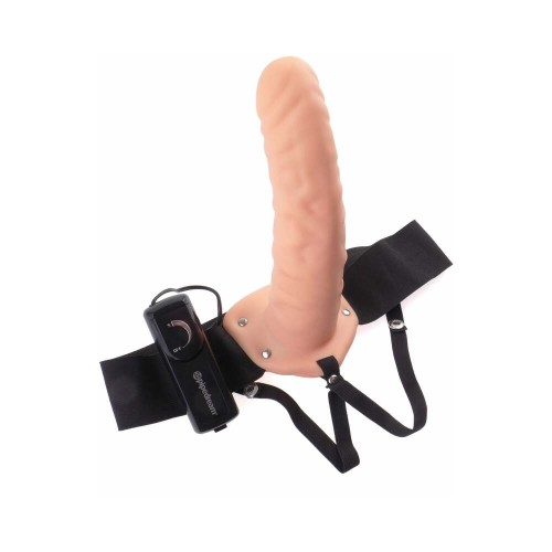 Pipedream 8 in. Vibrador Hollow Strap-On