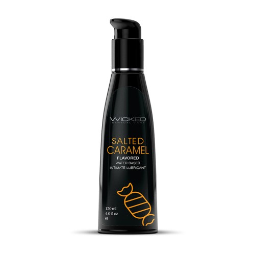 Lubricante Wicked Aqua Caramelo Salado - Placer Dulce