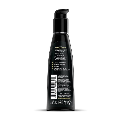 Wicked Aqua Vanilla Bean Water-Based Lubricant - 4 oz.