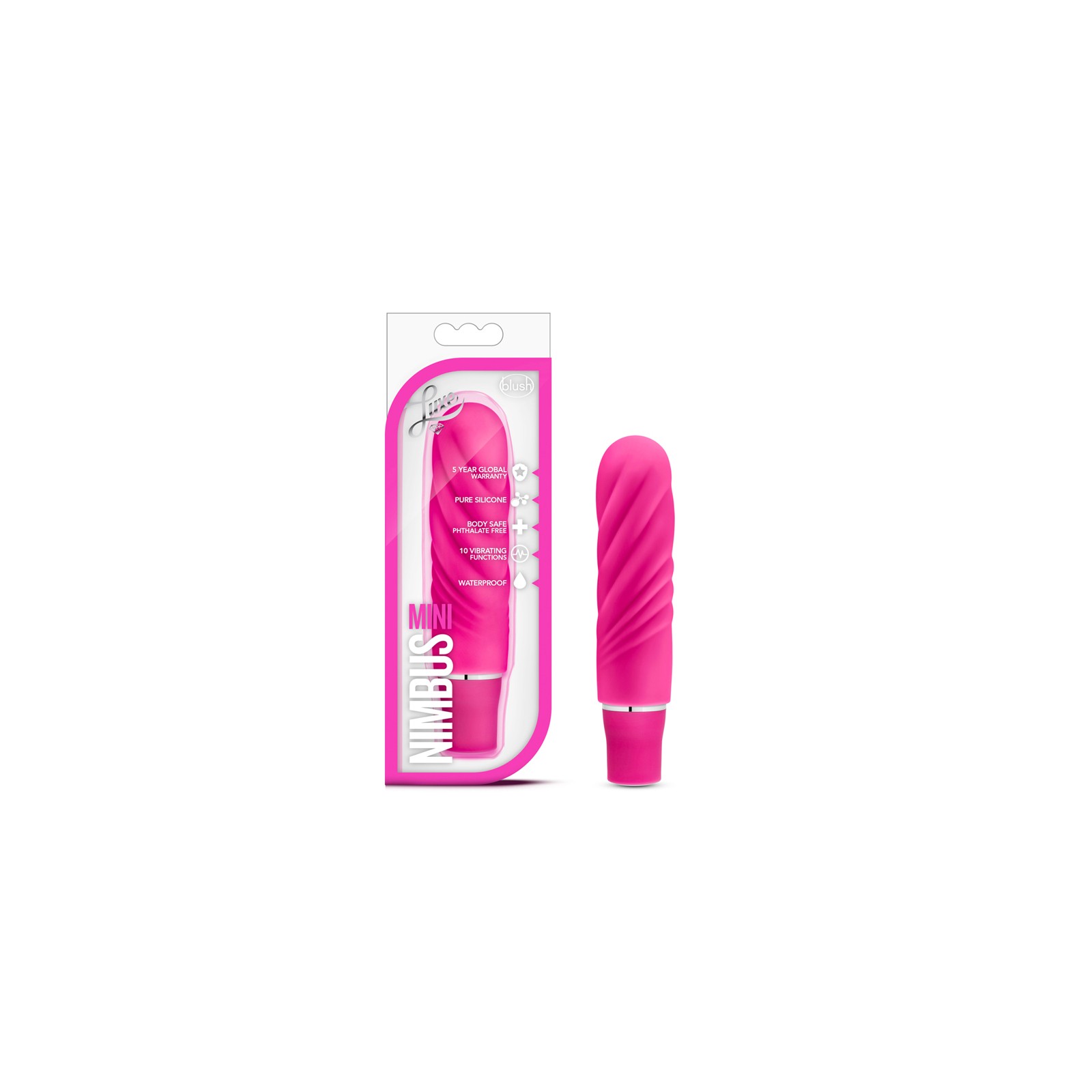 Luxe Nimbus Mini Vibrator Pink