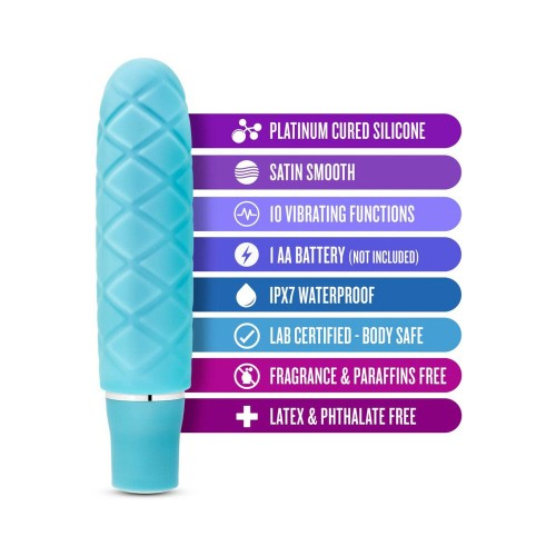 Vibrador Mini Slimline Luxe Cozi Aqua