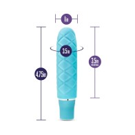 Vibrador Mini Slimline Luxe Cozi Aqua