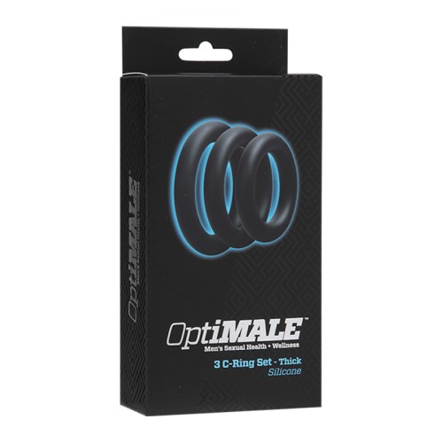 OptiMALE 3 C-Ring Set in Black