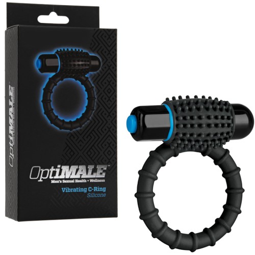 OptiMALE Vibrating Cock Ring - Black