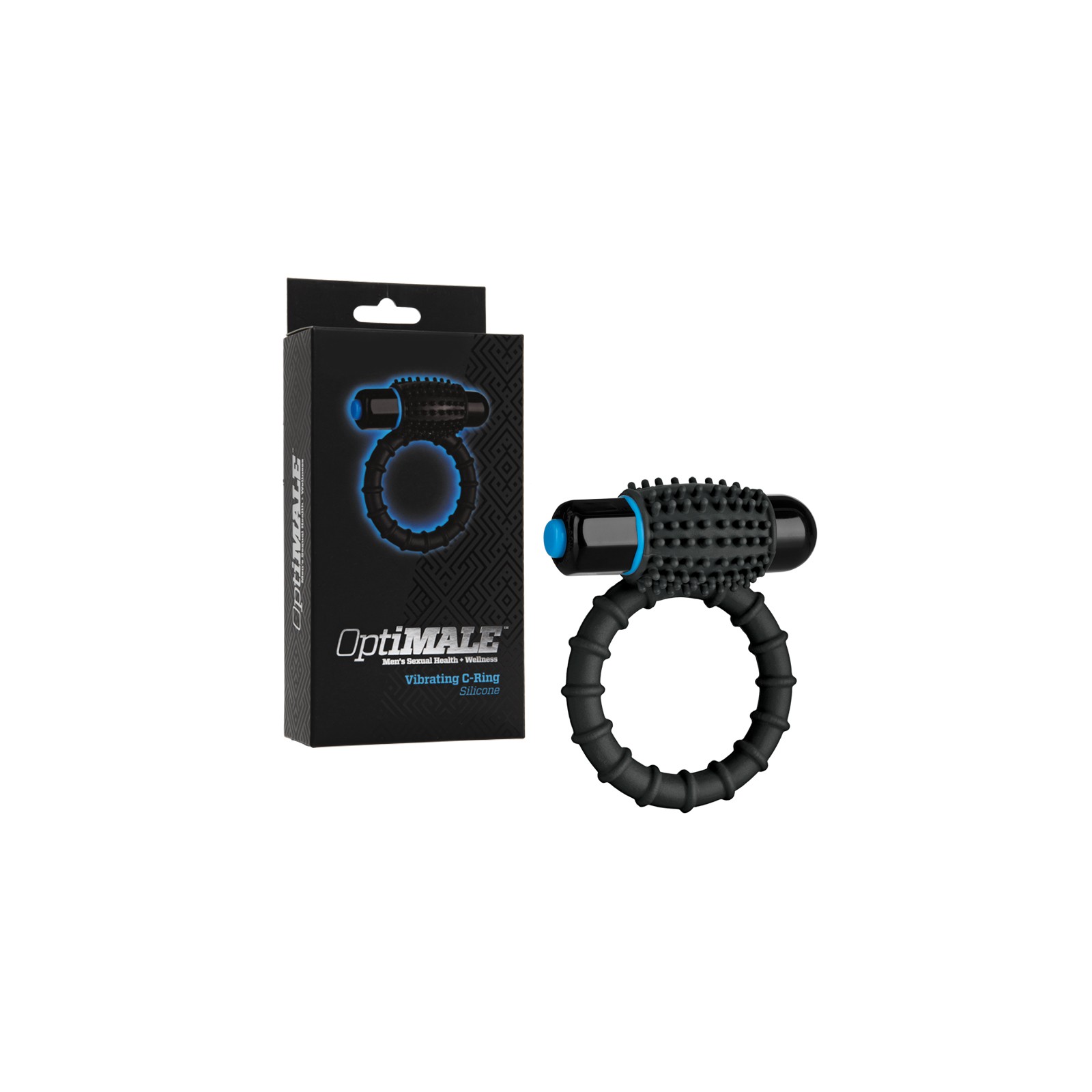 OptiMALE Vibrating Cock Ring - Black