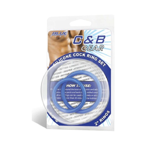 Blue Line C&B Gear Cock Ring Set | Prolong Your Pleasure