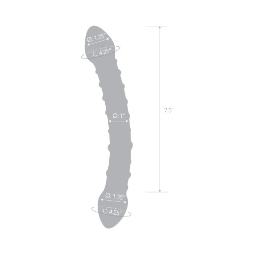 Dildo de Vidrio Doble Problema de 10 in.