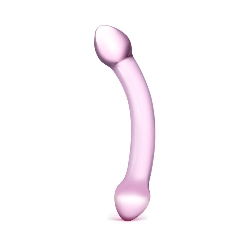 Glas Dildo de Vidrio Doble Problema de 7.25 in.