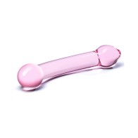 Glas Dildo de Vidrio Doble Problema de 7.25 in.