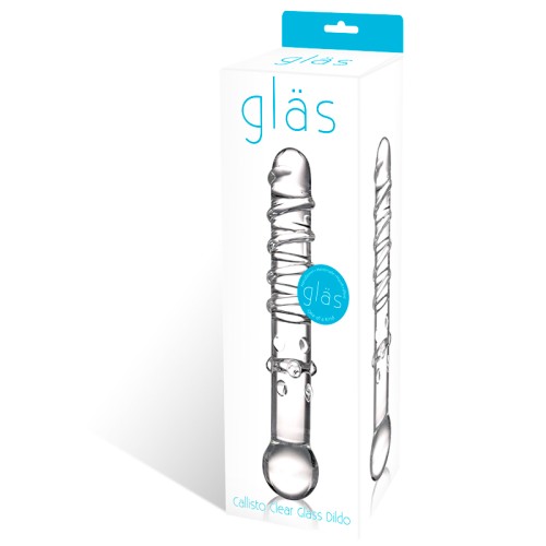 Glas Callisto Clear Glass Dildo 7 in