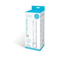 Glas Callisto Clear Glass Dildo 7 in