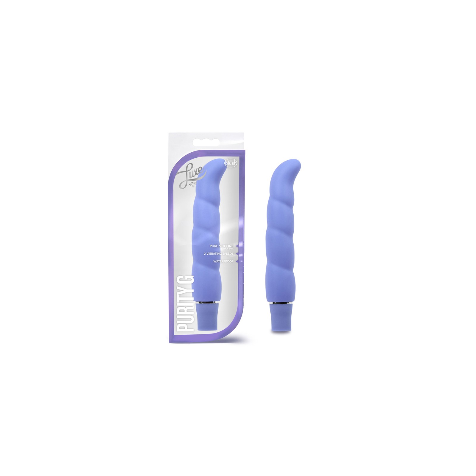 Vibrador Slimline G de Silicona Luxe Purity G