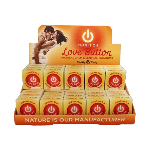 Earthly Body Love Button Arousal Balm Counter Display