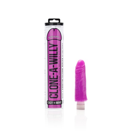 Clone-A-Willy DIY Vibrating Dildo Kit - Neon Purple