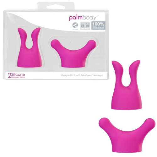 Palm Power Massager Heads Set of 2 Silicone