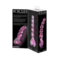 Icicles No. 43 Glass Massager Pink