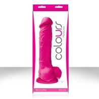 Dildo Colores Placeres 8 in. Rosa