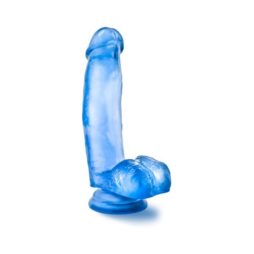 B Yours Dildo Realista de 7 in. con Testículos - Azul