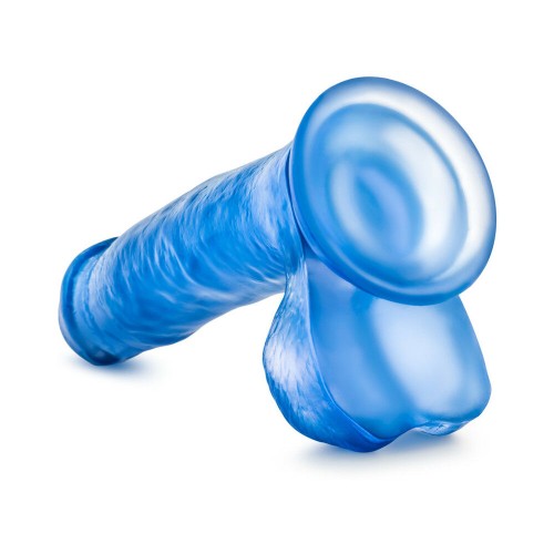 B Yours Dildo Realista de 7 in. con Testículos - Azul