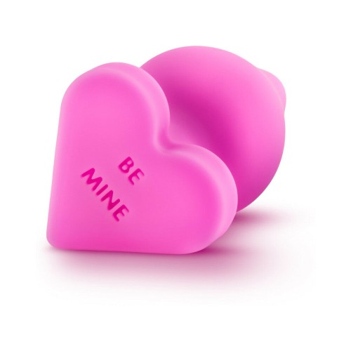 Play with Me Naughty Candy Hearts Anal Plug Pink