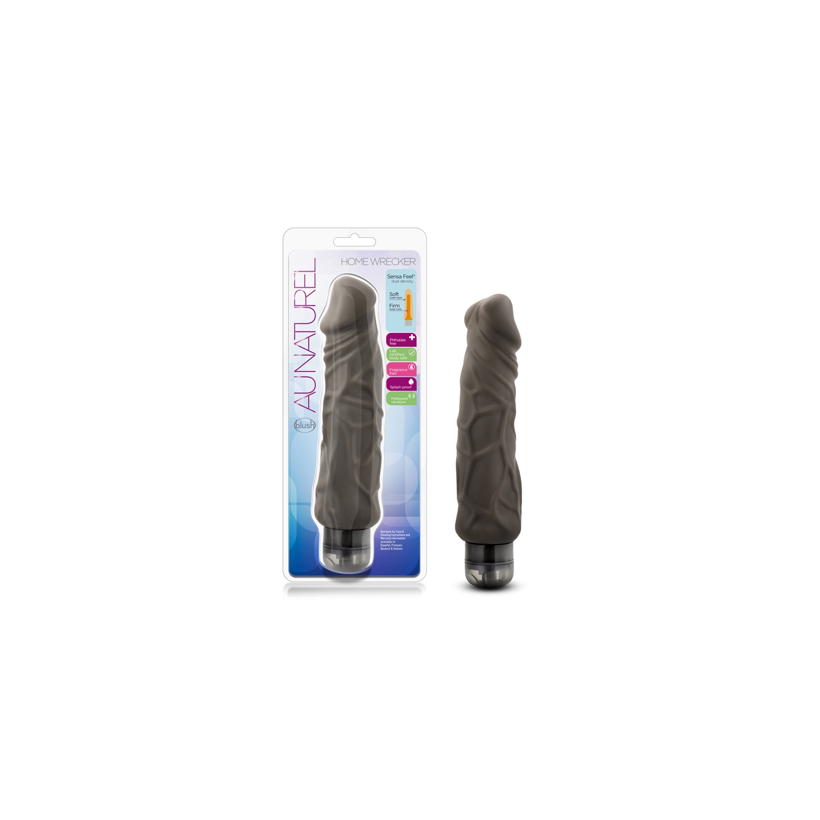 Au Naturel Home Wrecker 9.5 in. Vibrating Dildo