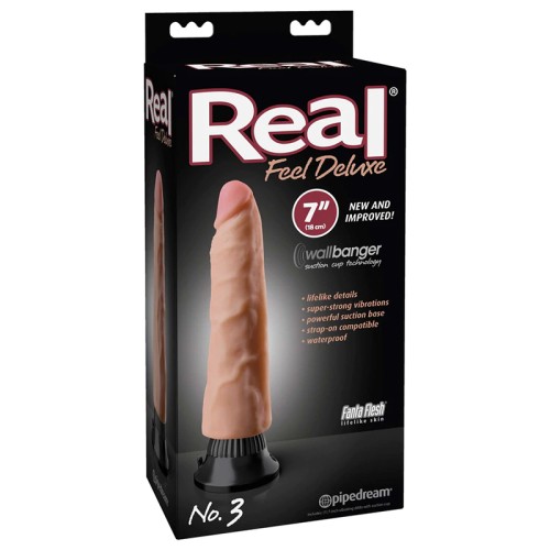 Pipedream Real Feel Deluxe 7-inch Vibrating Dildo - Realistic Pleasure