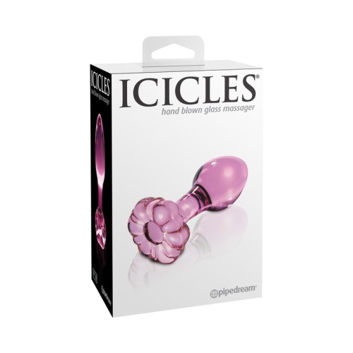 Pipedream Icicles No. 48 Pink Glass Anal Plug