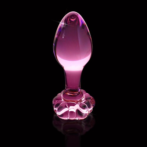 Pipedream Icicles No. 48 Pink Glass Anal Plug