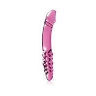 Pipedream Icicles No. 57 Curved Textured Glass Dildo