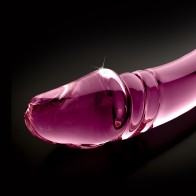 Pipedream Icicles No. 57 Curved Textured Glass Dildo