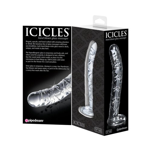 Dildo de Vidrio Icicles No. 60 6.5 pulgadas