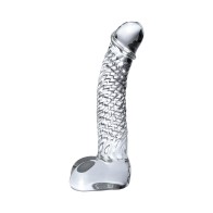 Pipedream Icicles No. 61 Curved Glass Dildo