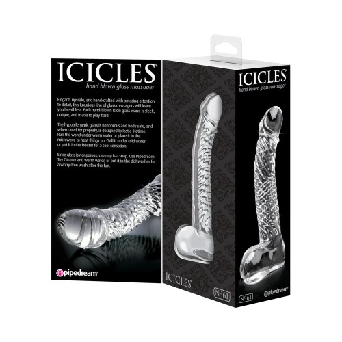 Dildo de Vidrio Icicles No. 61