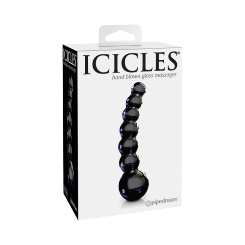 Pipedream Icicles No. 66 Dildo Curvo de Vidrio Elegante