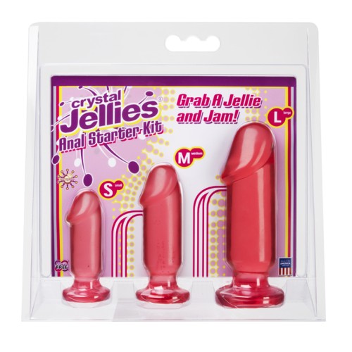 Kit de Inicio Anal Crystal Jellies Rosa