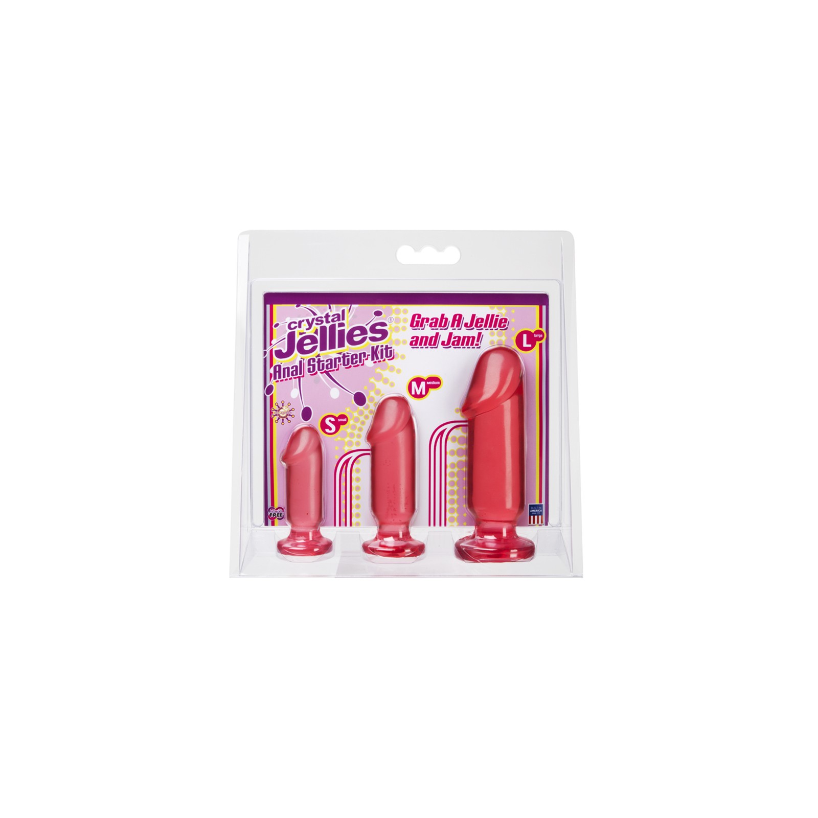 Crystal Jellies Anal Starter Kit Pink