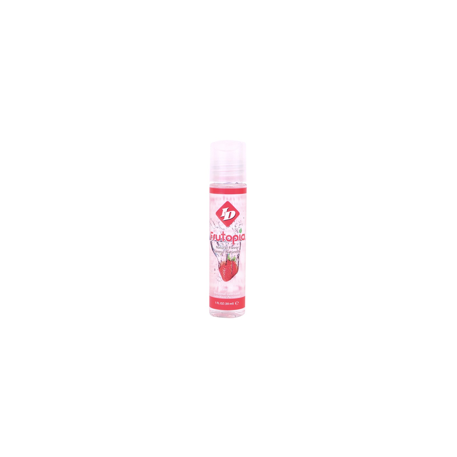 Frutopia Strawberry Flavored Lubricant Pocket Bottle - Enhance Pleasure