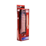 Sheath Mejorador de Pene Size Matters para Placer Intenso (Blanco)