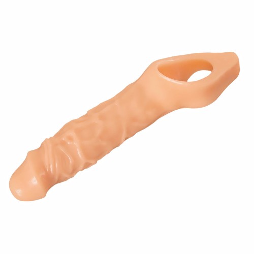 Size Matters Penis Enhancer Sheath for Intense Pleasure (White)