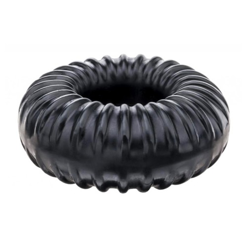 Ribbed Ring - Black for Lasting Comfort