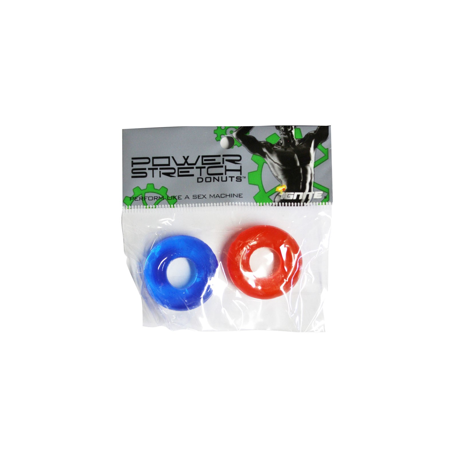 Donuts Power Stretch SI Pack de 2 Rojo Azul