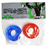 Donuts Power Stretch SI Pack de 2 Rojo Azul