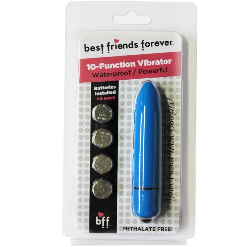 BFF Waterproof Bullet Vibrator Blue 8cm